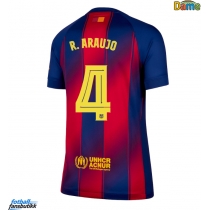 Barcelona Ronald Araujo #4 Hjemmedrakt Dame 2025-26 Kortermet